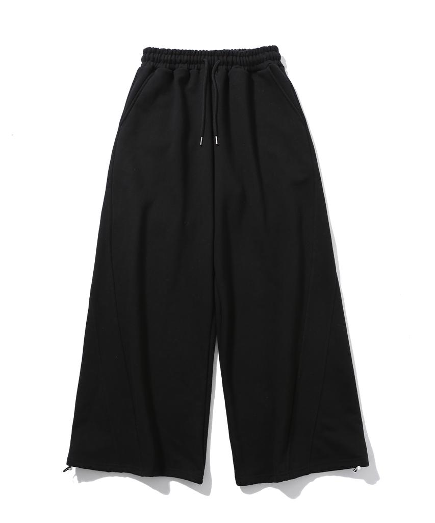 Sseochi410 Oblique Training Wide Pants Black