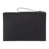 Kenzo Varsity Zipper Closure Polyester Wristlet Clutch Large Men Clutch Black FE55PM612F2199