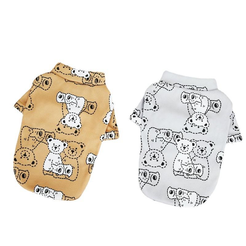 2024 New Spring and Summer Pet T-shirt Dog Clothes Dog Clothes Autumn Cute Clothing.