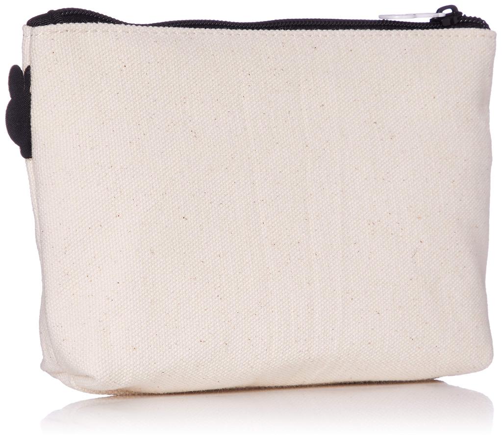 Miffy Canvas Medium Face Natural [Sifre] Pouch, Size B99.