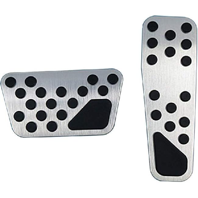Aluminum Alloy Pedal Cover for Dodge Challenger 2008-2023 for Charger 2011-2023 for Chrysler 300 300C 2009-2019 No Drilling Aluminum Brake and