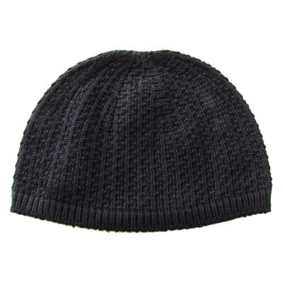 Edge City Islamic Watch Knit Hat for Made In Japan Cotton/Acrylic Men, (Size L, 97/Black)