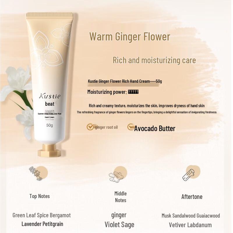 Kustie Cherry Blossom & Rose Hand Cream Set