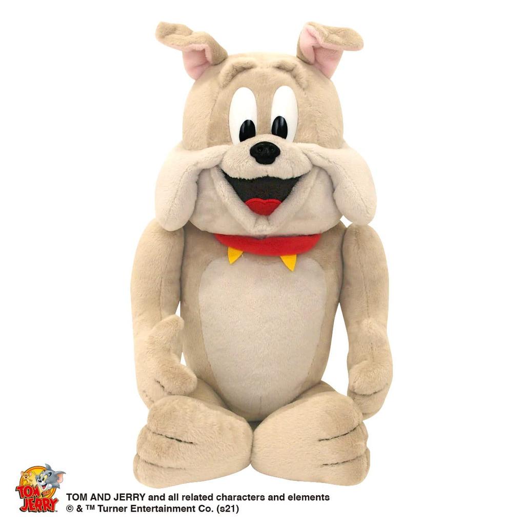 NICI Tom and Jerry Spike Plush Tom and Jerry Cartoon Made in 3090936 Toy, 40cm, Bulldog, Fluffy, Character, Gift, Germany, Beige,