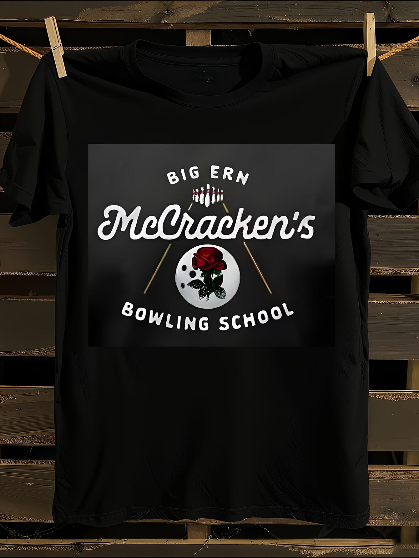Big Ern McCracken Bowling School Logo Tshirt S