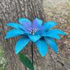 Metal Blomsterhavepæl Vejrbestandig Udendørs Have Græsplæne Terrasse Sti Realistisk Jern Blomsterpæl Dekoration Ornament
