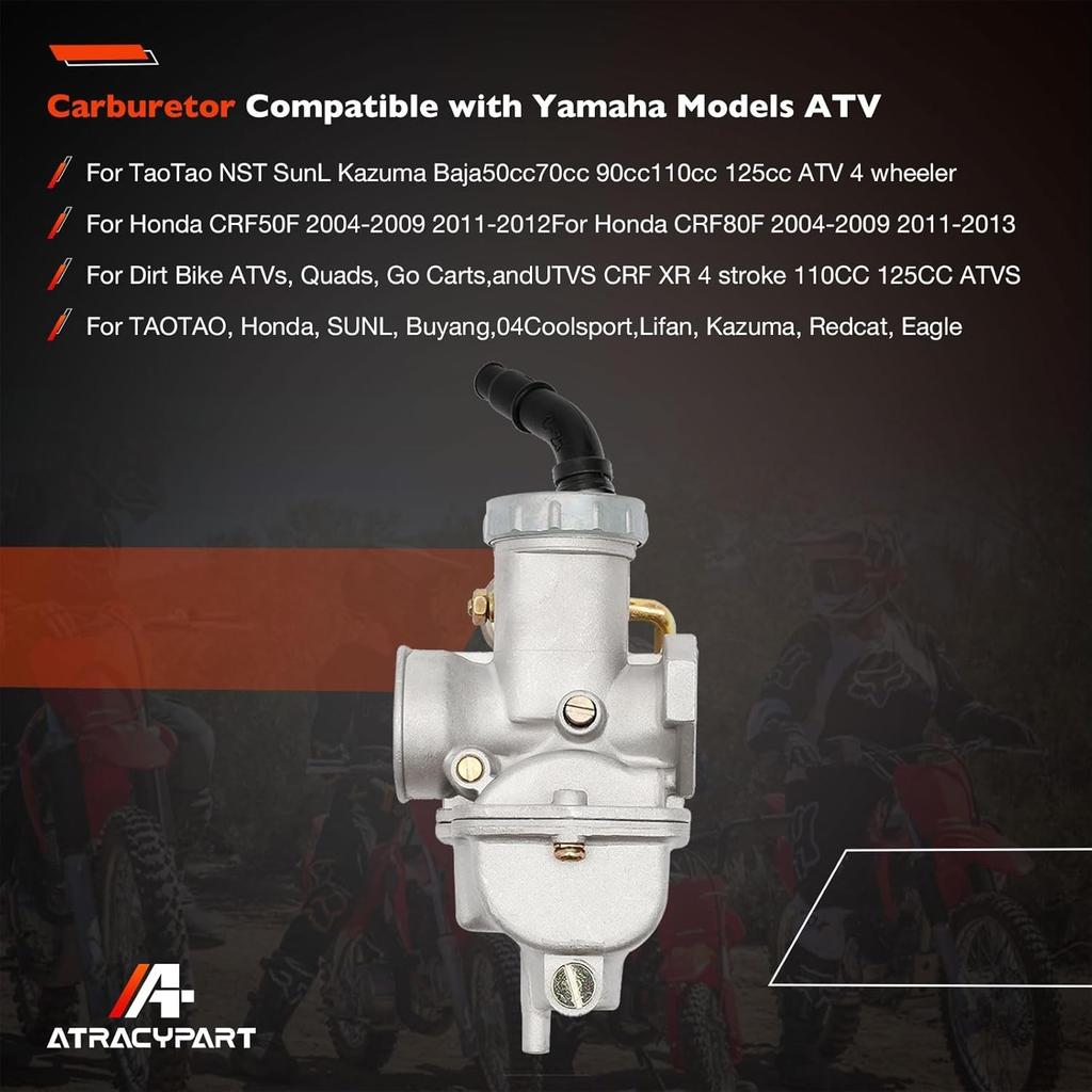 Carburetor with Air Filter Gaskets for 50cc 70cc Carburetor with Air Filter