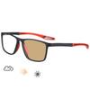 Men Ultralight Pochromic Glasses TR90 Frame Myopia Eyeglasses Women Male Vintage Color Changing Sunglasses Eyewear 0 To -4.0