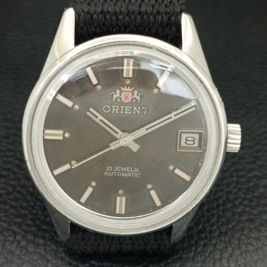 VINTAGE ORIENT AUTOMATIC JAPAN MENS ORIGINAL DIAL WATCH A704823-1