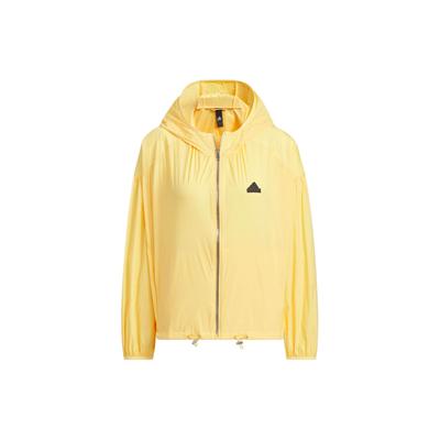 Windbreaker Jacket Women Tops Yellow IM8836