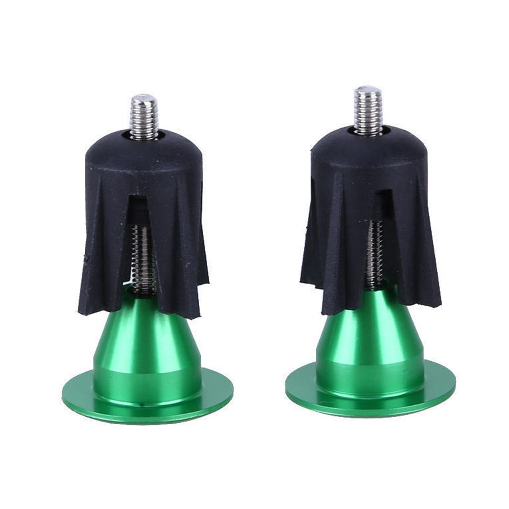1 Pair Bike Handle Bar End Plugs Colorful Aluminum Alloy Bicycles Handlebar Bar Grips End Plugs Bike Handle Bar End Caps
