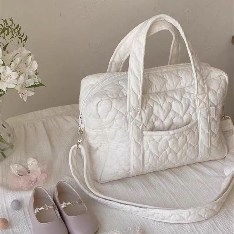 Borsa a tracolla portatile Borsa a tracolla grande capacità per mamma e bambino, con tracolla singola, con cartone animato, per esterni