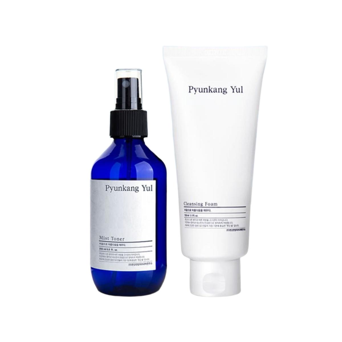 

Pyunkang Yul Mist Toner 200ml + Cleansing Foam 150ml Hydrating & Pore Purifying Duo Set