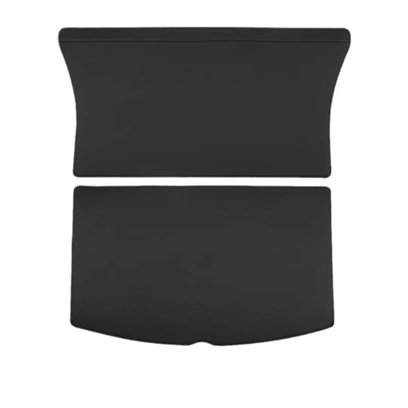 2PCS Trunk Mats for Tesla Model 3/Y/3+ Highland 2021-2025 Leather Trunk Protection Pads Tailgate Pad New Modely 2025 Accessories