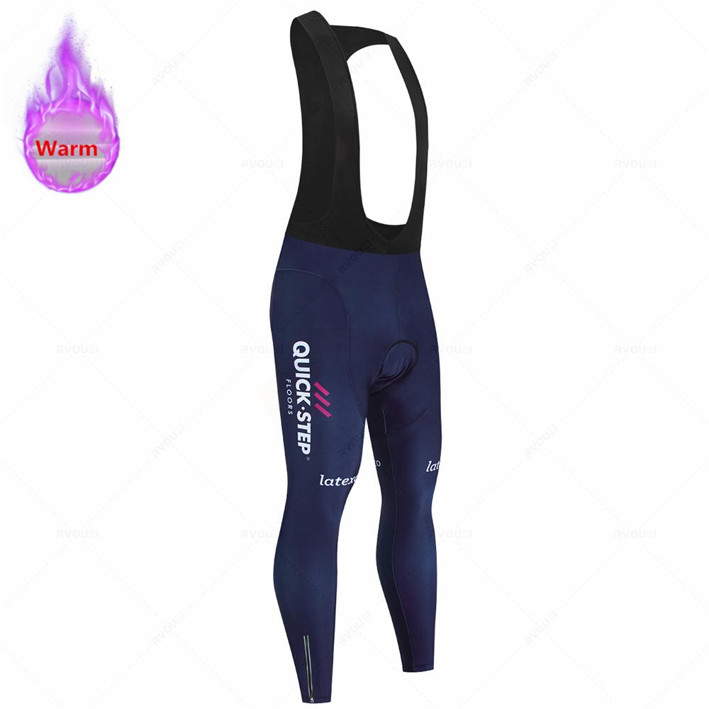 Soudal Quick Step 2026 Zimní cyklistický dres Termo fleecové cyklistické oblečení MTB Bicicleta Set Oblečení na cyklistiku Triathlon Cyklistický oblek