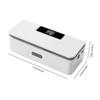 2 In 1 Mini Bags Sealer and Cutter LED Display Portable Bag Sealer 8-Level Adjustable for Restaurant&Apartment&Dormitory