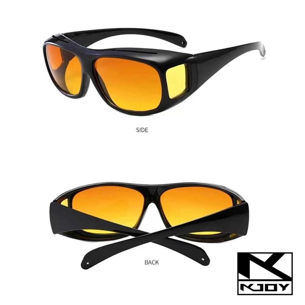 KJOY Brand Night Vision Sunglasses Car Night Driving Glasses Driver Goggles Unisex Sun Glasses UV Protection Sunglasses