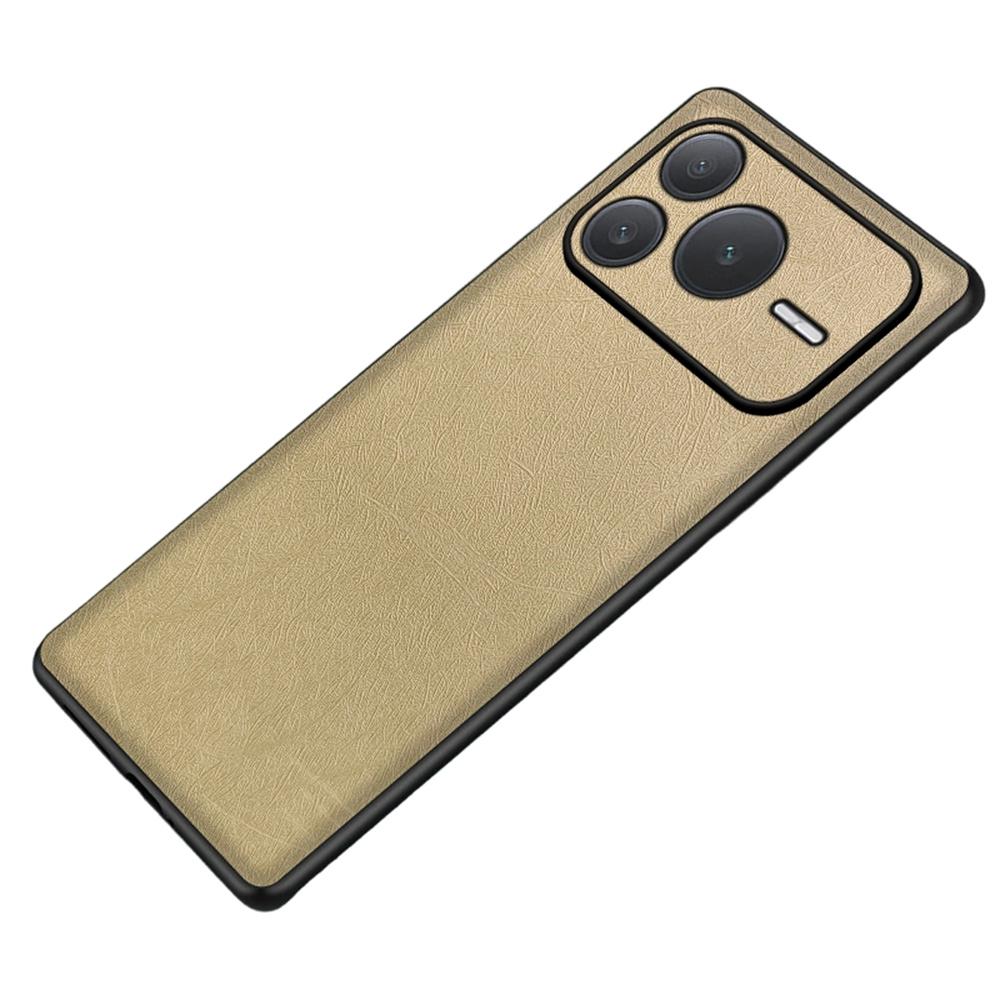For Honor Power2 5G Case Silk-Textured PU Leather Coated PC TPU Protective Phone Back Cover