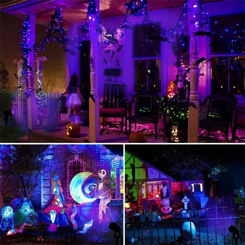 Purple Blacklight Spotlight: Outdoor Landscape, Party, Body Paint & Neon Poster Lighting