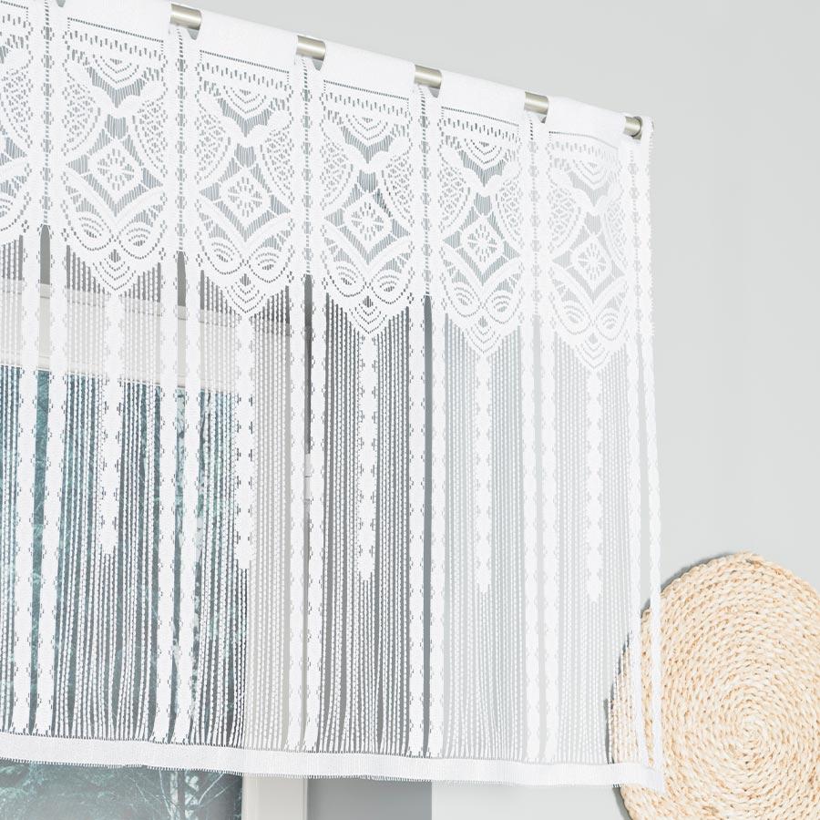 INARA - Ready-made curtain - 180x75 cm - white