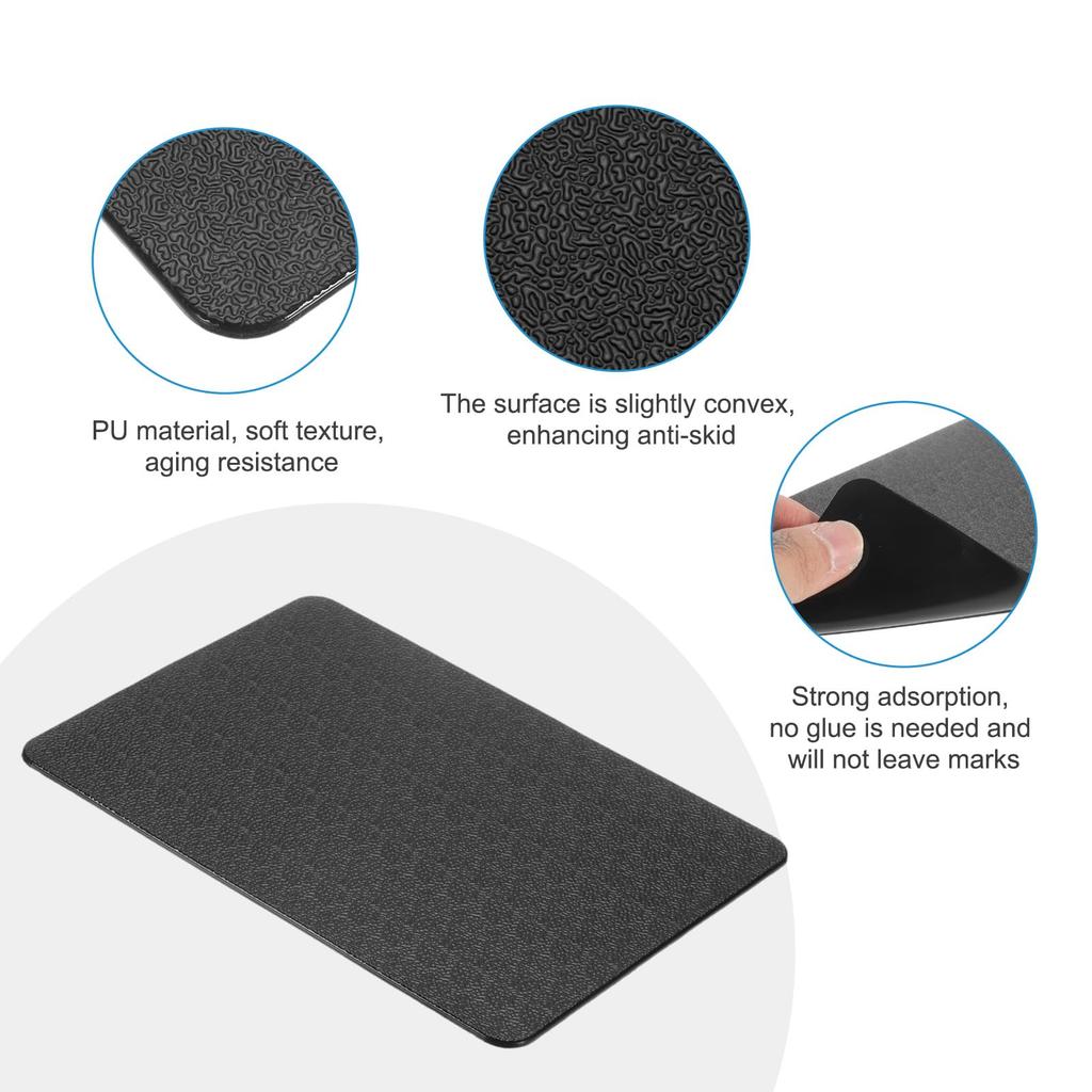 uxcell Car Dashboard Anti-Slip Cushion 7" x 5" Universal Sticky Dash Pad Washable Reusable