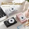 Retro CCD Portable Dual Flash Card Camera for New Students