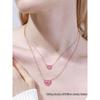 Sweetheart Necklace: Women's Luxury Clavicle Chain Pendant, 2022 Trendy Summer Accessory for Fashion Influencers