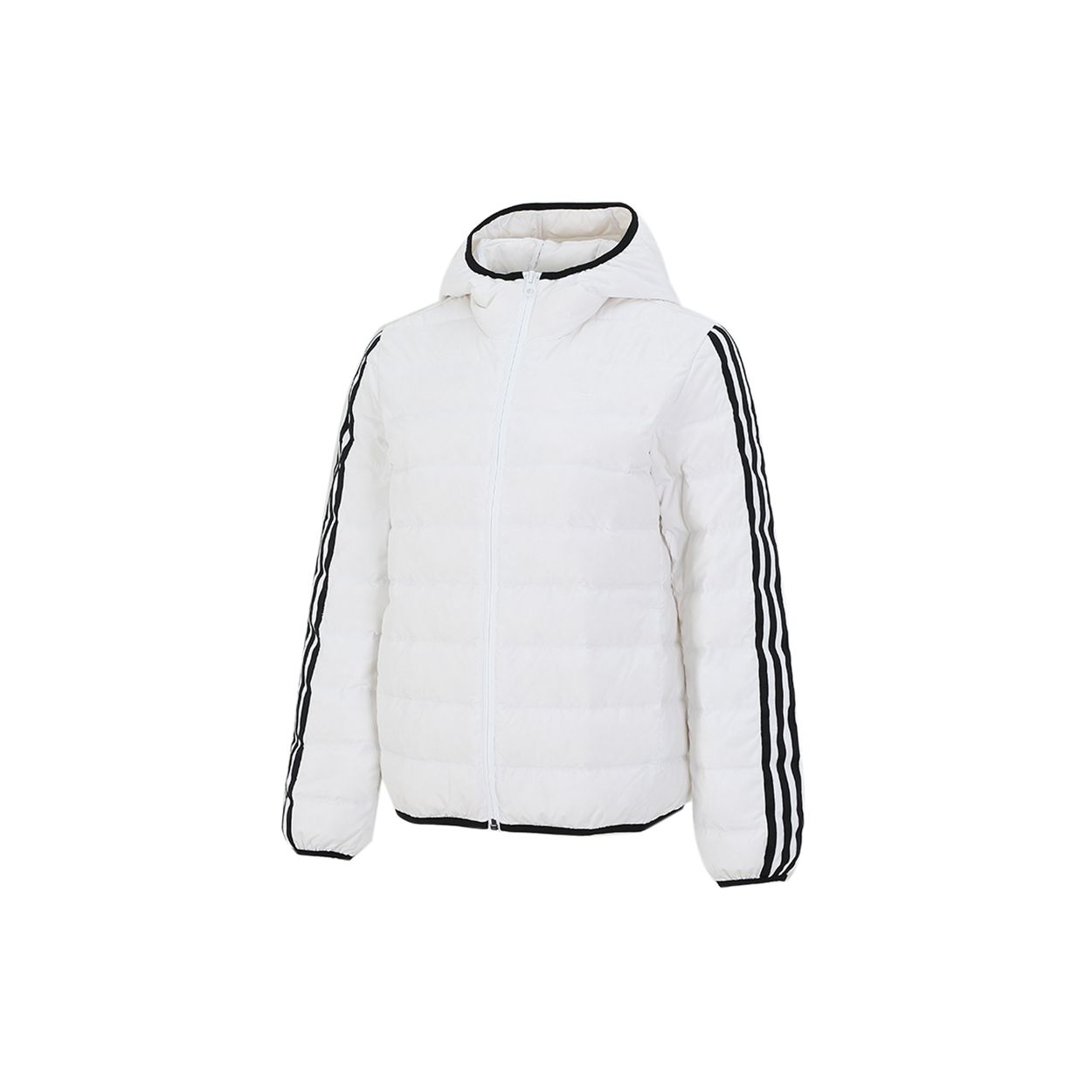adidas White Women s Hooded Windproof Warm Sports Down Jacket HF0501 S
