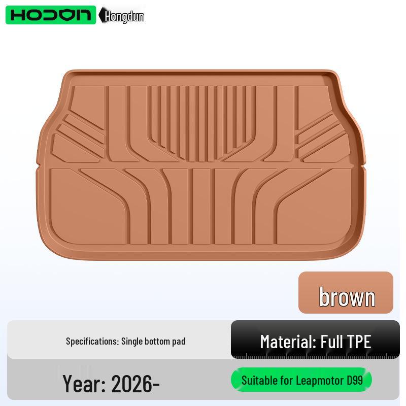 Leapmotor D99 Custom Trunk Mats - TPE26 Interior Accessories for New Car Modification