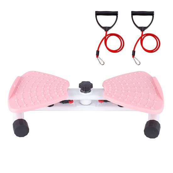 

Waist Twist Board с ручками, грузоподъемность 260 фунтов, нескользящий Waist Sculptor Twister, бесшумный, для мужчин и женщин, для тренировок на скручивание розовый