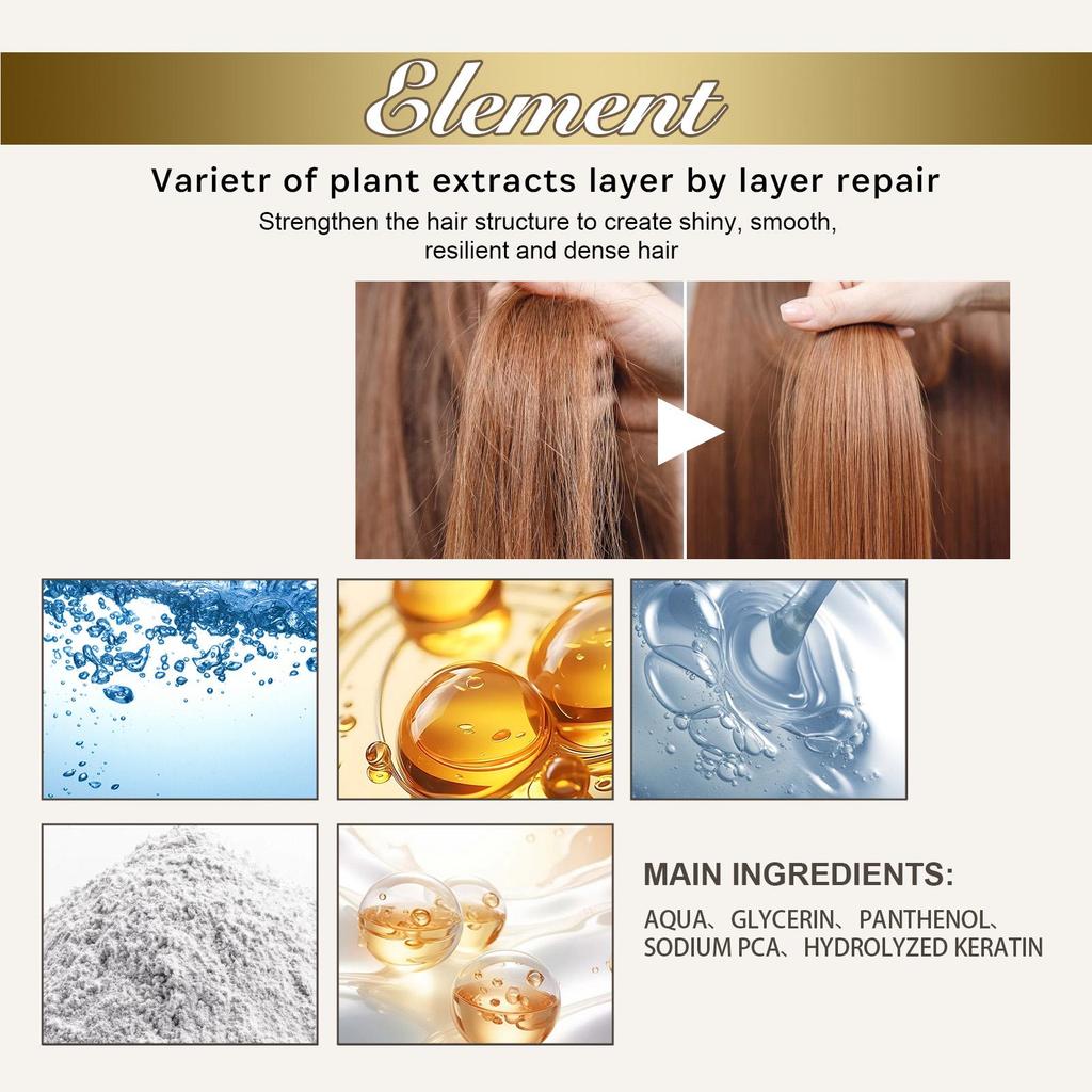 Keratin Pflegespray Haar-Reparatur Verbessert Trockenes Lockiges Frizziges Feuchtigkeitsspendendes Öl-Essenz