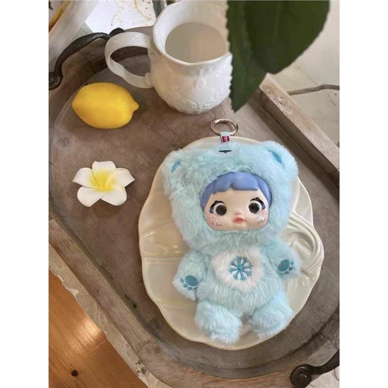Plush Blind Box, Keychain, Backpack Charm, Cute Figurine, Gift Ornament, Nuomi Cute Non-stop Trendy Toy, Christmas Gift