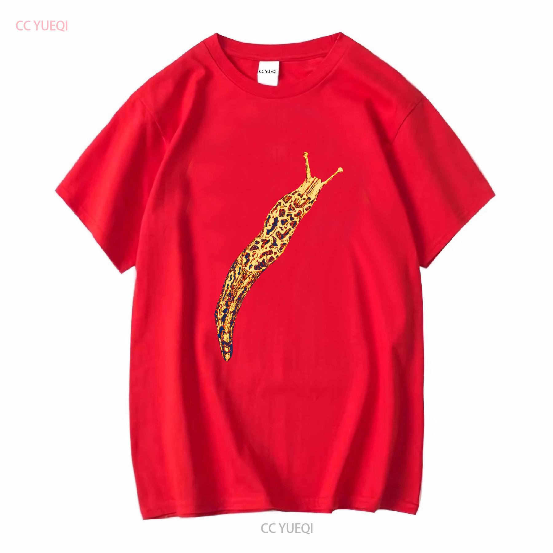 

Leopard Slug T Shirt long or short sleeves vintage Washed Top For Everyday Wear Comfortable Breathable Casual homme Stylish S