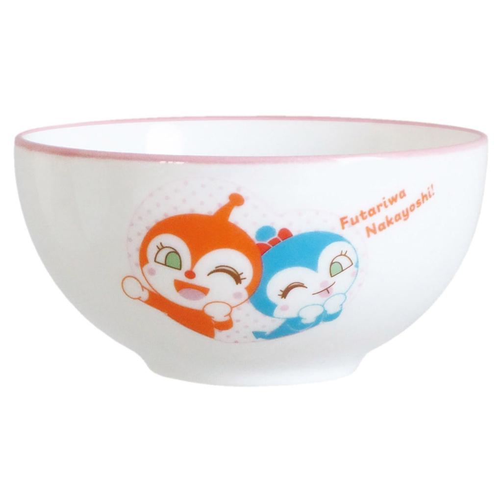 Rice 10cm Diameter x featuring and rice Anpanman baby birthday 190180 "Go! Anpanman" Palm-sized Bowl, Approx. 5cm, Dokin-chan Kokin-chan. Children's
