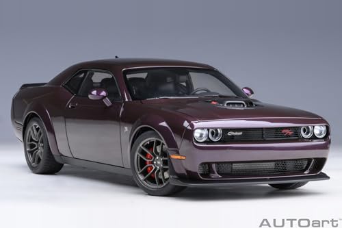 AUTOart 1/18 Dodge Challenger R/T Scat Pack Widebody 2022 HELLRAISIN/Metallic Purple (Finished Model)