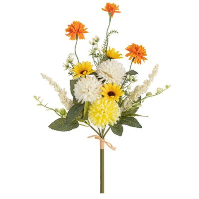 1pc Silk Artificial Flowers Bulbous Chrysanthemum Hot Sales for Christmas Wreath Wedding Bridal Bouque Home Diy Gift Decoration