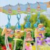 Pvc Keychain With Cute Cartoon Bear Design For Kids And Collectors