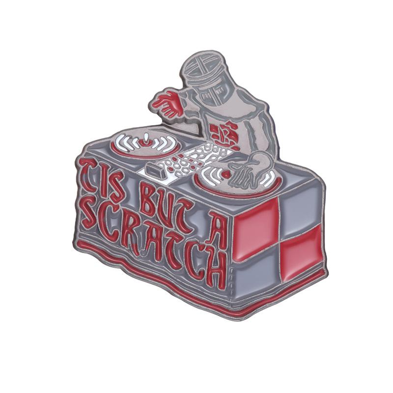 

Cartoon Trendy Movie Inspired Brooch For Dj Lovers Fashion Accessory Everyone For