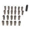 22PCS Tapered Lug Nuts with Nut Sleeve Key Alloy Steel Universal Forged Lock Nut Replacement for TOYOTA Titanium M12x1.5