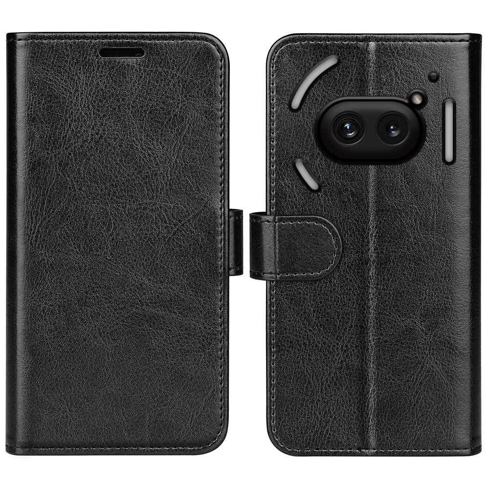 For Nothing Phone (2a) Plus/Phone (2a) Case Crazy Horse Texture PU Leather+TPU Flip Phone Cover