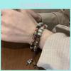 Beaded Ceramic Jingdezhen Bracelet Handcrafted Geometric Design For Men Women And