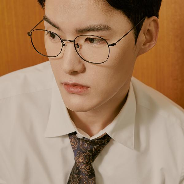 

T491 Оксфордская титановая пятиугольная оправа для очков, моночерная, T490-7000005734