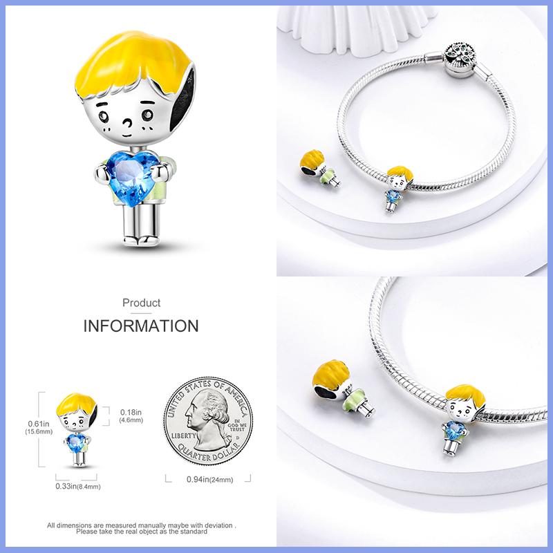 New In Real Copper Boys And Girls Bicycle Charms Beads Fit Qikaola Original Bracelets Fine Diy Jewelry Making