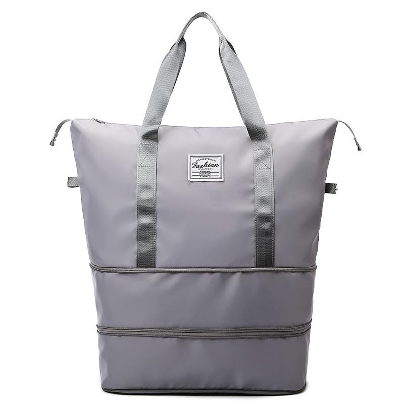 Expandable Travel Luggage: Multi-Function Bag with Wet/Dry Separation for Fitness, Sports, Maternity, and More