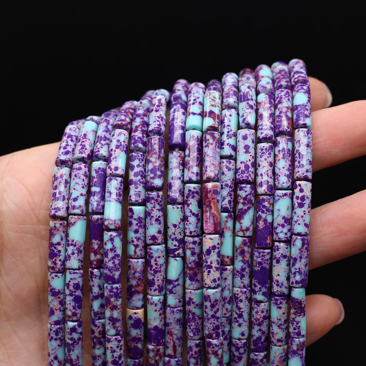 

1 нить бусины из натурального камня длинные цилиндрические кристаллы кварца агата свободные бусины-разделители для изготовления ювелирных изделий DIY ожерелье браслет аксессуары 7x13 мм 1Strand/7x13mm