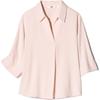 UNIQLO Solid Color Loose Three-Quarter Sleeve Shirt Women shirts 479073-10