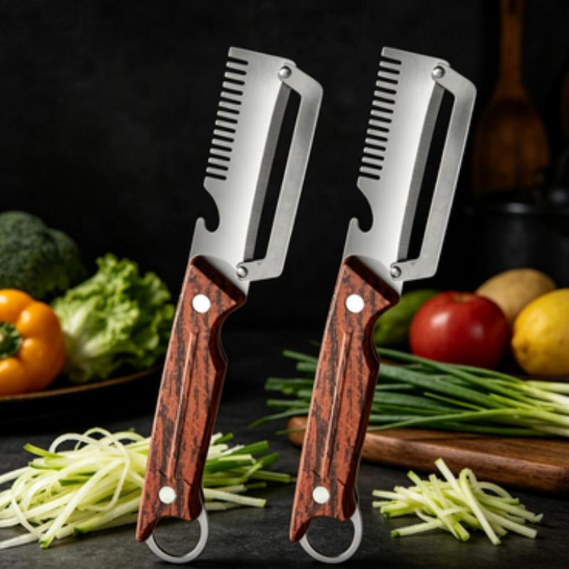 2PCS Multifunctional Vegetable Peeler Stainless Steel Peeler for Kitchen Fruit Pineapple Veggie Specialized Peeler Kitchen Tool