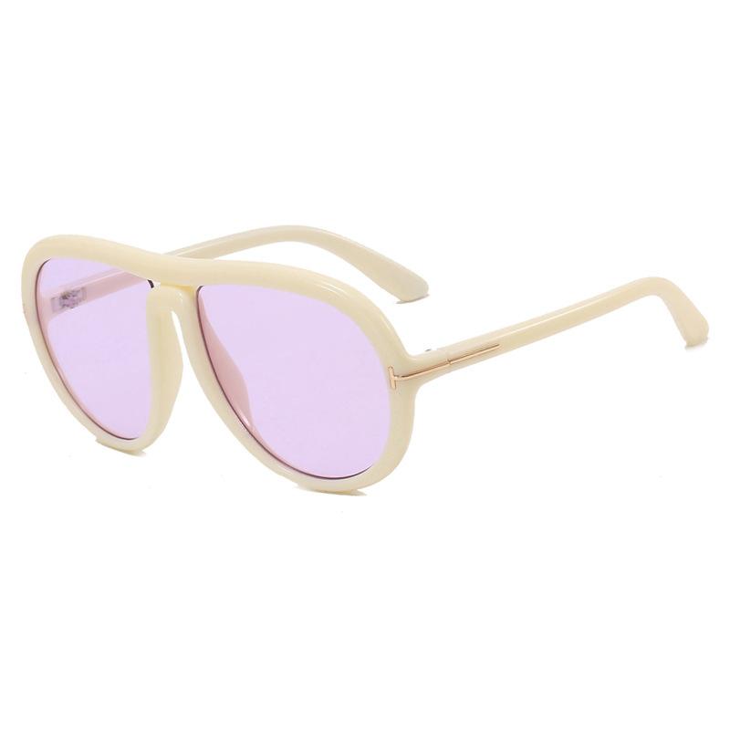 SHAUNA Retro Oversized Pilot Sunglasses Women Fashion Brand Designer Gradient Shades UV400 Men Oval Sun Glasses