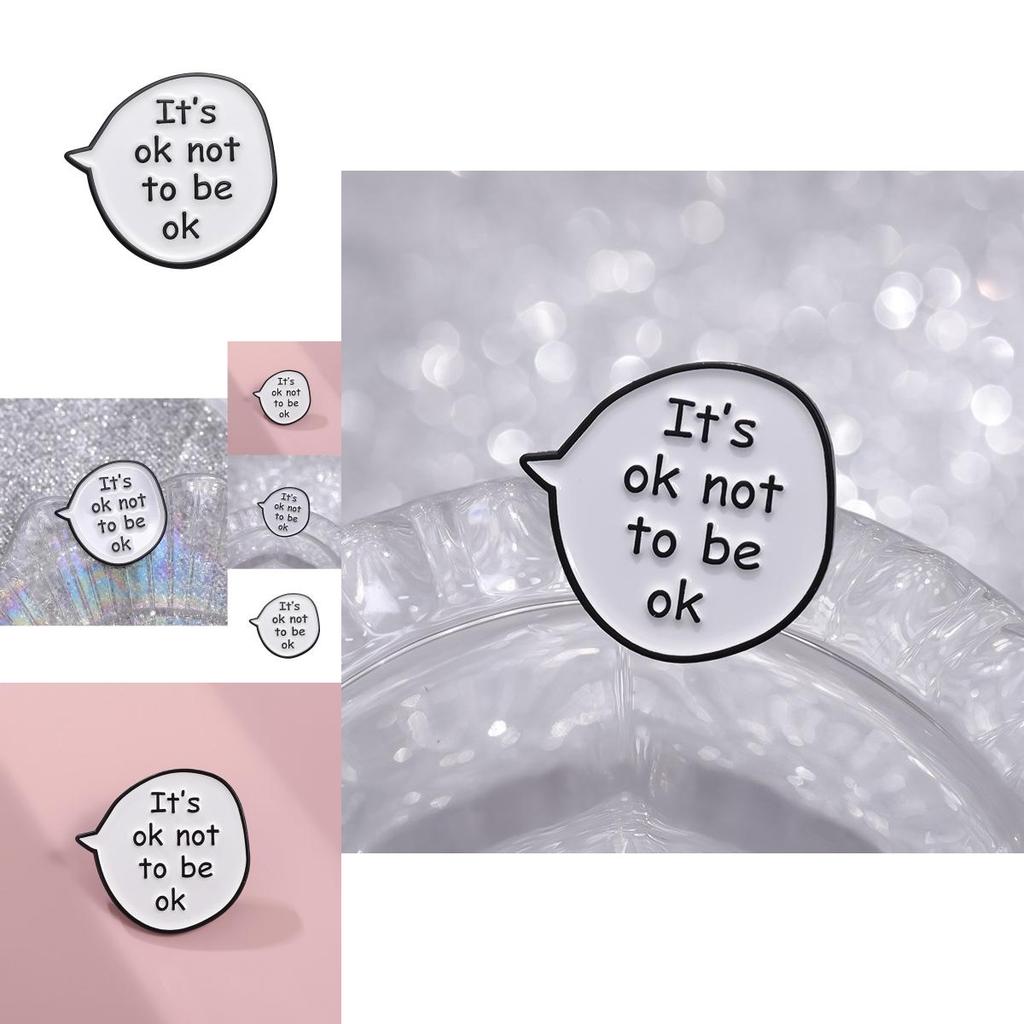 Unique Cartoon Style Fun Letter Shaped Alloy Brooch Pin With Colorful Design For Fashion Accessories