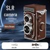 Retro Dual-Lens Travel Camera - Manual Crank, Student-Friendly, Portable Film & Digital Model